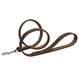 Beeztees Hundeschleppleine aus Leder braun 130 x 20 cm - 1 Stk. – Bild 1 von 3