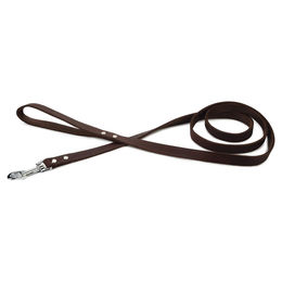 Beeztees Hundeschleppleine aus Leder in Braun 200 cm – Bild 1 von 3