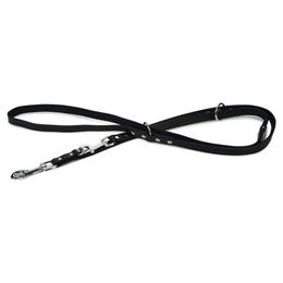Beeztees Hundeschleppleine aus Leder Schwarz 240 cm - 240 cm – Bild 1 von 7