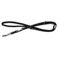Produktbild von Beeztees Hundeschleppleine aus Leder Schwarz 240 cm - 240 cm