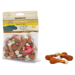 Produktbild von Beeztees Hundesnack Calcium Dogchews mit Huhn 400 g ohne Farb- und Aromastoffe sowie ohne Zucker - 400 g