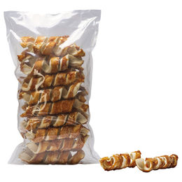 Produktbild von Beeztees Hundesnack Chewing Twister mit Huhn und Rind glutenfrei ohne Farb- und Aromastoffe