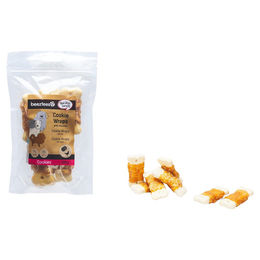Beeztees Hundesnack Cookie Wraps mit Huhn ohne Farb- und Aromastoffe 200 g – Bild 1 von 4