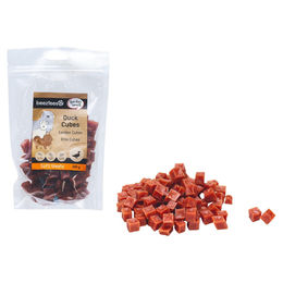 Beeztees Hundesnack Ente Cubes Monoprotein mit hohem Fleischanteil 200 g – Bild 1 von 2