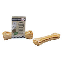Produktbild von Beeztees Hundesnack Hirschhaut Kausnack hypoallergen glutenfrei ohne Zucker 10 cm - 10 cm