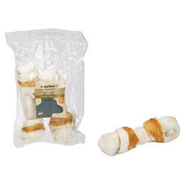 Produktbild von Beeztees Hundesnack Kauknoten mit Huhn und Rind 105 g - 2 x 100 g