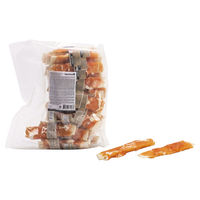 Produktbild von Beeztees Hundesnack Kauribbies mit Huhn und Kabeljau zur Zahnpflege ohne Zucker und Farbstoffe