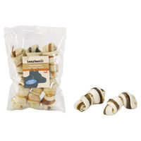 Produktbild von Beeztees Hundesnack Kaurolle Rind mit Lachs 8 cm