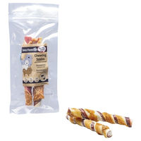 Produktbild von Beeztees Hundesnack Kausnack mit Huhn und Rind ohne Farb- und Aromastoffe sowie ohne Zucker