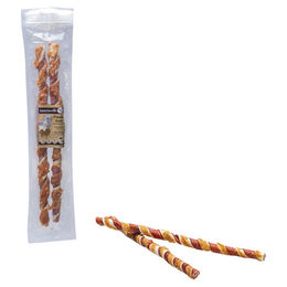 Produktbild von Beeztees Hundesnack Kausnack mit Huhn und Rind ohne Farb- und Aromastoffe sowie ohne Zucker