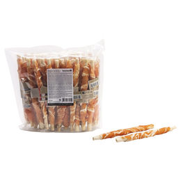 Produktbild von Beeztees Hundesnack Kaustangen mit Huhn und Kabeljau ohne Farb- und Aromastoffe sowie ohne Zucker, 20 cm