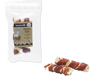 Beeztees Hundesnack Kaustick Twister Ente und Rind glutenfrei ohne Farb- und Aromastoffe - 6 x 2 Stk. – Bild 1 von 2