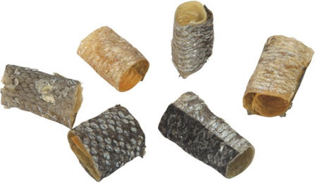 Beeztees Hundesnack Lachshaut Canellies ohne Farb- und Aromastoffe 150 g - 6 x 150 g – Bild 1 von 2