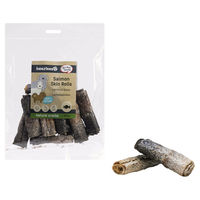 Produktbild von Beeztees Hundesnack Lachshautrolle für Hunde Adult 150 g Monoprotein Hypoallergen