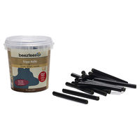 Produktbild von Beeztees Hundesnack Pansen Rollen aus Rind 500 g Naturkauartikel ohne Zucker - 500 g
