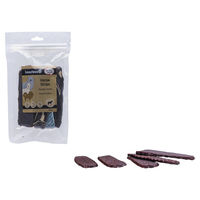 Produktbild von Beeztees Hundesnack Pferde Strips Trockenfleisch getreidefrei und glutenfrei 150 g