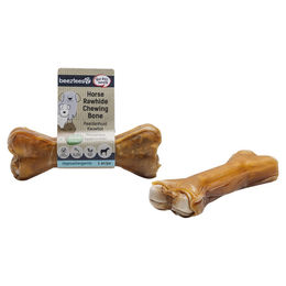 Beeztees Hundesnack Pferdehaut Kauknochen hypoallergen 12 cm - 30 g – Bild 1 von 2