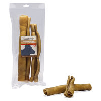 Produktbild von Beeztees Hundesnack Rinderkopfhaut Rolle 2er Pack getreidefrei und glutenfrei
