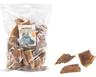 Beeztees Hundesnack Rinderkopfhautstücke Monoprotein Glutenfrei 500 g - 500 g – Bild 1 von 6