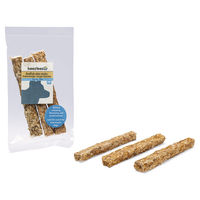 Produktbild von Beeztees Hundesnack Rotbarschhaut Sticks 75 g ohne Farb- und Aromastoffe sowie Konservierungsstoffe - 75 g