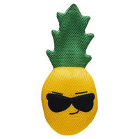 Produktbild von Beeztees Hundespielzeug Ananas Anne Gelb mit Squeaker und Mesh-Material schwimmfähig 26x11cm