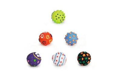 Beeztees Hundespielzeug Ball Alix aus Kunststoff für Welpen und kleine Hunde bunt – Bild 1 von 2
