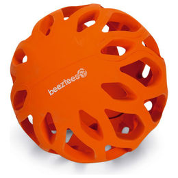 Beeztees Hundespielzeug Ball Koko aus Gummi orange 11 cm – Bild 1 von 2