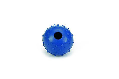 Beeztees Hundespielzeug Ball mit Glöckchen aus Gummi Blau 7 cm – Bild 1 von 2