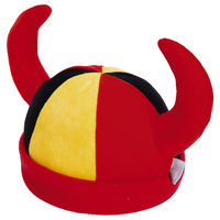 Produktbild von Beeztees Hundespielzeug Belgien Viking Hut aus Plüsch mit Squeaker