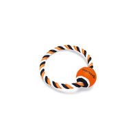 Produktbild von Beeztees Hundespielzeug Coby Ring und Ball aus Baumwolle Bunt 20x20x6,3 cm