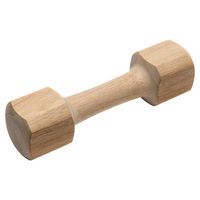 Produktbild von Beeztees Hundespielzeug Dex Holzhantel Dummy aus Naturholz 22,5 x 5,5 x 5,5 cm - 350 g