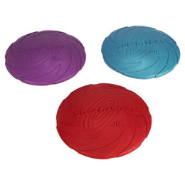 Beeztees Hundespielzeug Dog O Soar Frisbee aus Gummi bunt 22 cm - 1 Stk. – Bild 1 von 6