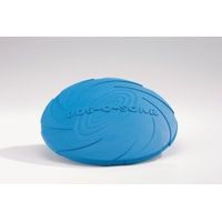 Produktbild von Beeztees Hundespielzeug Dog O Soar Frisbee aus Gummi in Blau Bunt Medium