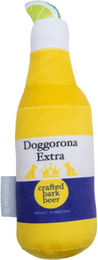Produktbild von Beeztees Hundespielzeug Doggorona Plüschspielzeug Gelb L 25 x B 7 x H 7 cm