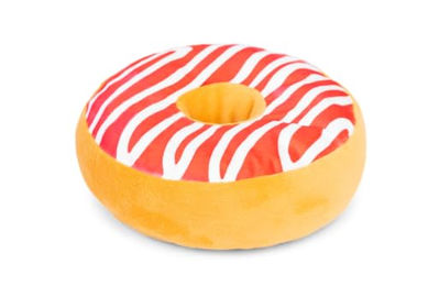 Beeztees Hundespielzeug Donut XL Himbeere Plüsch Braun Rot – Bild 1 von 1