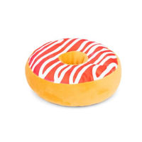 Produktbild von Beeztees Hundespielzeug Donut XL Himbeere Plüsch Braun Rot