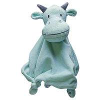 Produktbild von Beeztees Hundespielzeug Drache Plüsch Kuscheldecke für Welpen Grün 31,5 x 25 x 7,5 cm - 31,5 cm