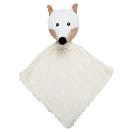 Beeztees Hundespielzeug Eco Kuscheltuch Vilo Plüsch beige für Welpen – Bild 1 von 3