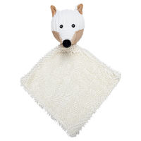 Produktbild von Beeztees Hundespielzeug Eco Kuscheltuch Vilo Plüsch beige für Welpen
