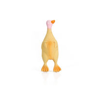 Produktbild von Beeztees Hundespielzeug Ente aus Latex gelb klein mit Squeaker
