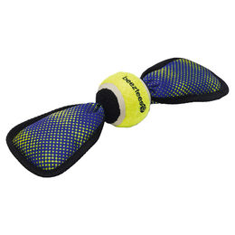 Beeztees Hundespielzeug Fetch Flügel Tennisball aus Nylon Blau Gelb – Bild 1 von 4