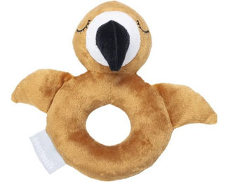 Beeztees Hundespielzeug Flamy Welpen Rassel aus Plüsch Braun Orange – Bild 1 von 11