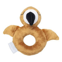 Produktbild von Beeztees Hundespielzeug Flamy Welpen Rassel aus Plüsch Braun Orange