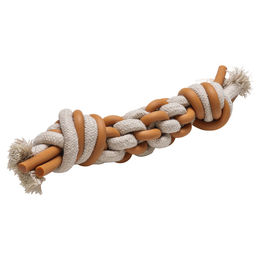 Beeztees Hundespielzeug Foz Dental Seil für Welpen zur Zahnpflege Beige Braun – Bild 1 von 5