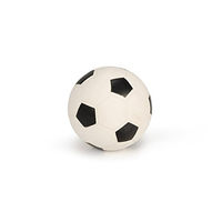 Produktbild von Beeztees Hundespielzeug Fußball aus Latex in Schwarz/Weiß