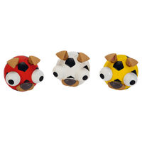 Produktbild von Beeztees Hundespielzeug Fußballpuppe aus Latex mit Quietschfunktion bunt