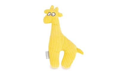 Beeztees Hundespielzeug Giraffe gelb aus Plüsch mit Quietschfunktion – Bild 1 von 6