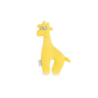 Produktbild von Beeztees Hundespielzeug Giraffe gelb aus Plüsch mit Quietschfunktion