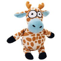 Produktbild von Beeztees Hundespielzeug Giraffe Zwiep Plüsch Beige