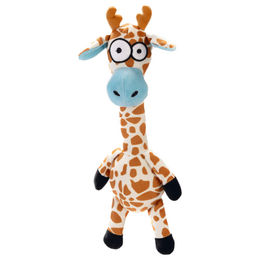 Produktbild von Beeztees Hundespielzeug Giraffe Zwiep Plüsch Beige